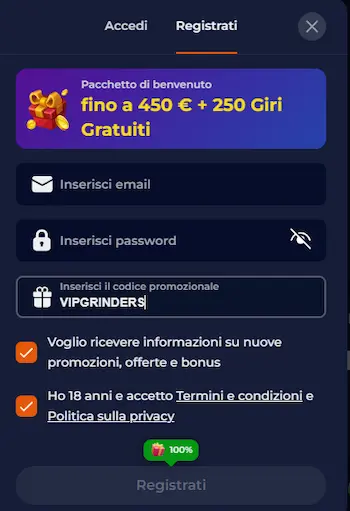 codice bonus nine casino