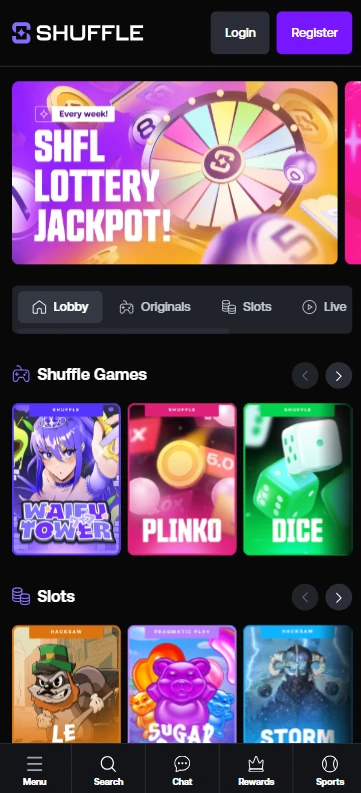 shuffle casino mobile app