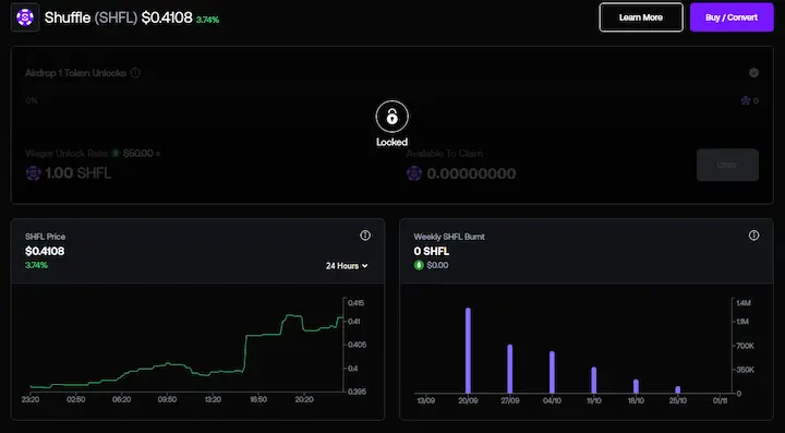 shuffle shfl token