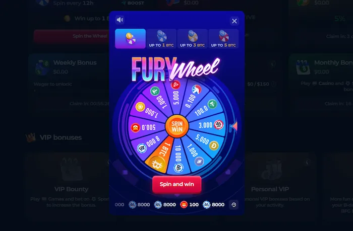 free fury wheel