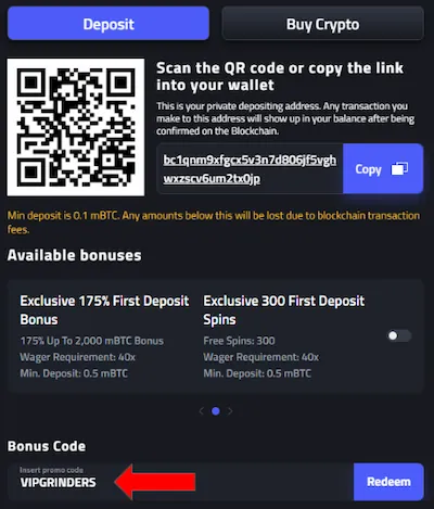 mbit casino promo code