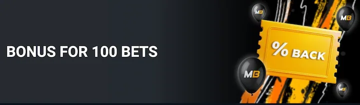 melbet bonus for 100 bets