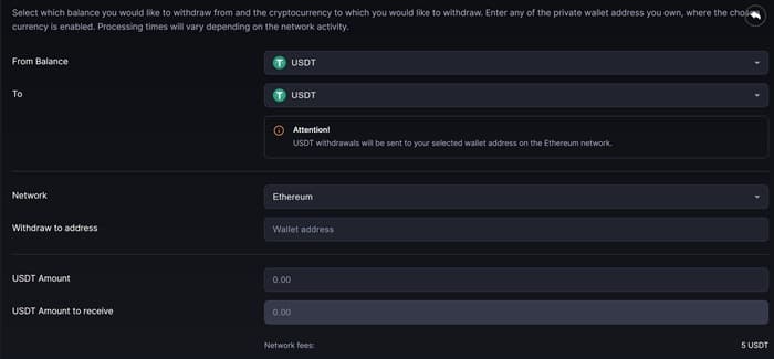 CoinPoker Withdrawals