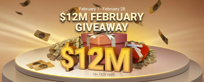 $12M FEBRUARY GIVEAWAY