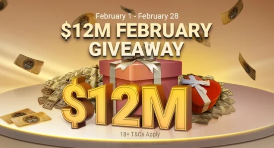 $12M FEBRUARY GIVEAWAY