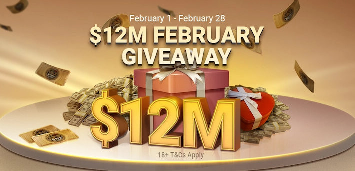 $12M FEBRUARY GIVEAWAY