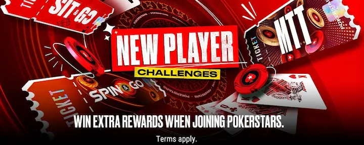 pokerstars new player challenges