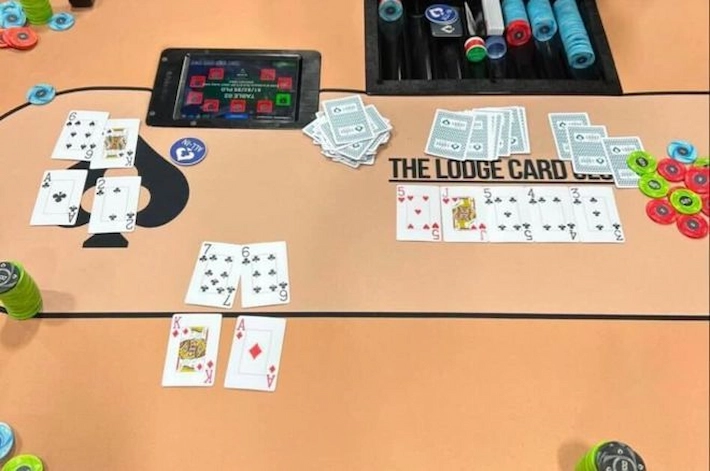 Record Bad Beat Jackpot Hits at Lodge Card Club