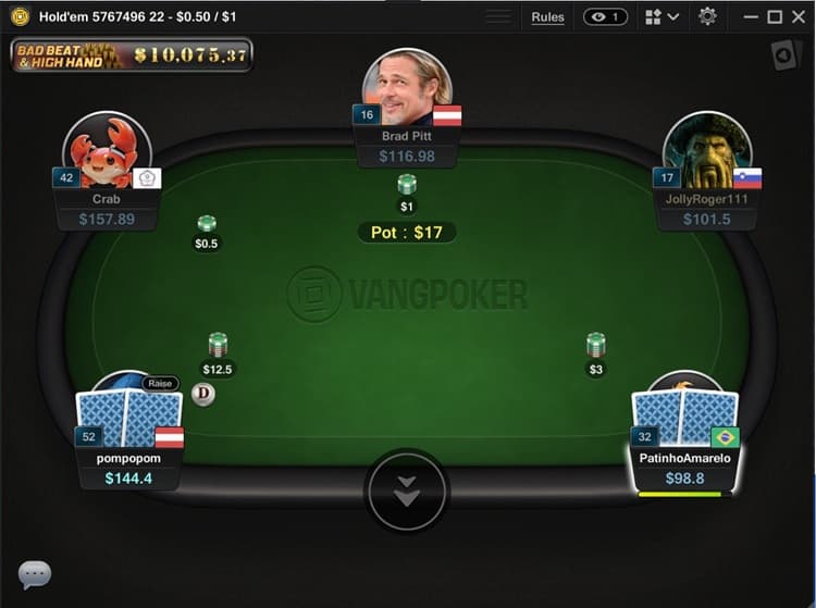 VangPoker Table