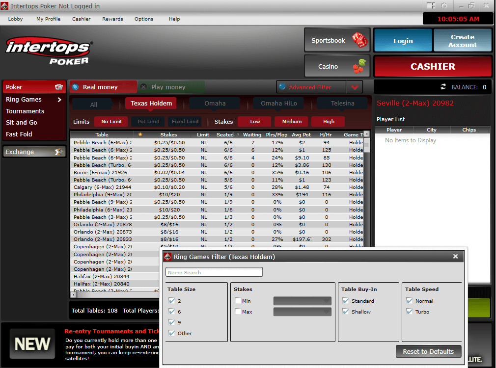 holdem manager 2 supports intertops
